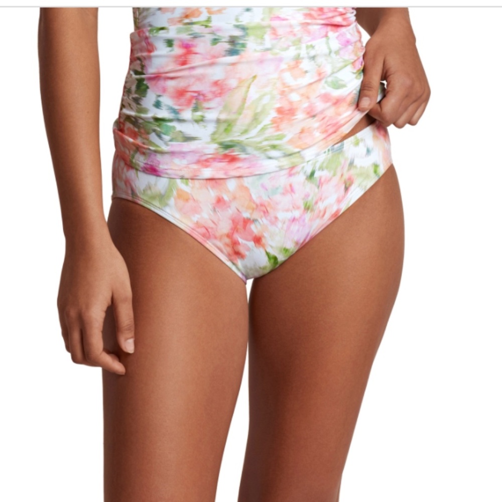 NWT Lauren Ralph Lauren Women's Floral-Print Bikini Bottoms - Multi - Picture 1 of 3